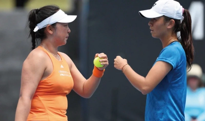 吳芳嫺/穗積繪莉晉邁阿密女雙16強。資料照片