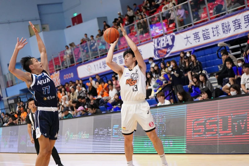 國立體大張祐瑋攻下全場最高16分。大專體總提供