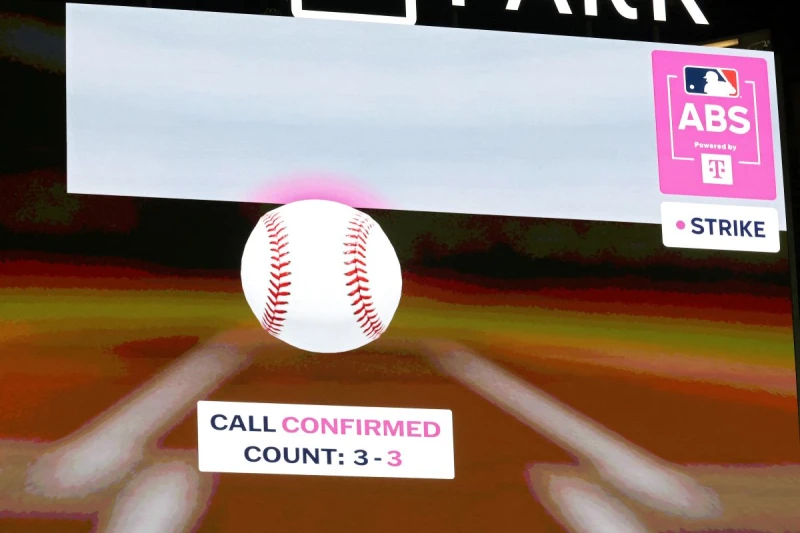 MLB新賽季將正式導入「電子好球帶挑戰系統」（Automated Ball/Strike System，簡稱ABS）。法新社