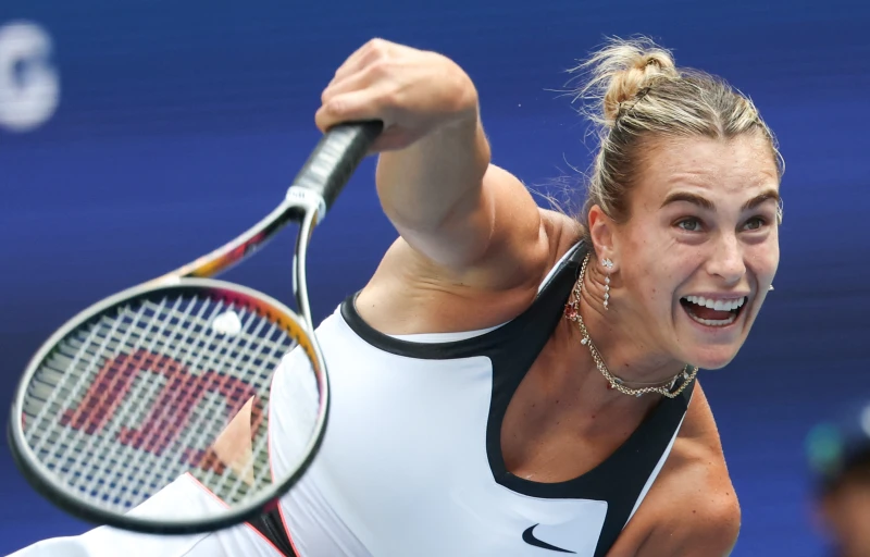 現任球后、白俄羅斯球星莎芭蓮卡(Aryna Sabalenka)成功晉邁阿密四強。法新社