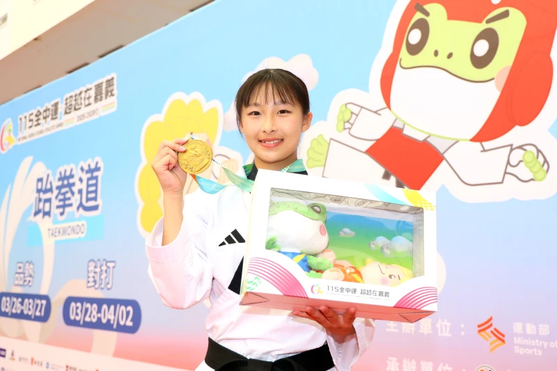 沈芊雯為育成高中品勢完成最後一面拼圖。郭運復攝