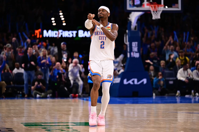 亞歷山大（Shai Gilgeous-Alexander）卻進攻熄火，全場三分球10投0中，但依舊得到25分。法新社