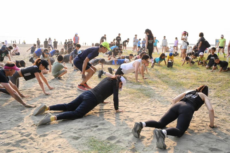 斯巴達障礙賽十週年訓練營首度登陸台南漁光島。大會提供
