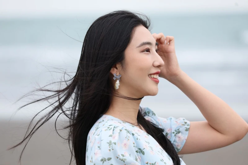 既優雅又充滿力量,邱邑函的美令人驚艷。特約記者 郭運復攝