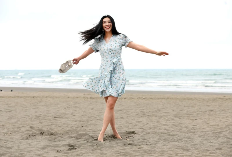 運動讓邱邑函快樂健康。特約記者 郭運復攝