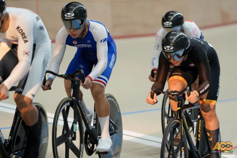 3金小將林宜寬今在男子青年組1公里計時賽再獲1銀。摘自Asian Cycling Confederation臉書