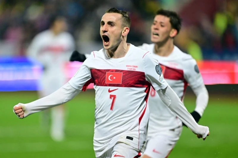 土耳其靠著前鋒阿克圖科格魯(Kerem Aktürkoğlu)在下半場的關鍵進球獲勝。法新社