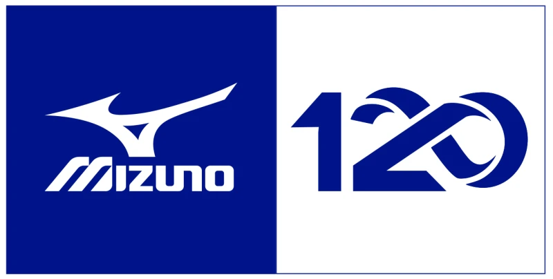 美津濃株式會社創業 120 週年紀念logo。官方提供