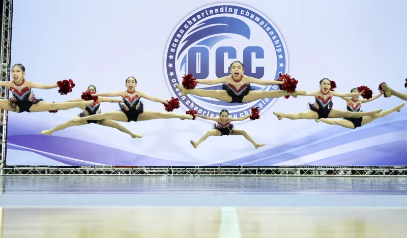 泰國隊在啦啦舞蹈表現出色。中華民國啦啦隊總會提供