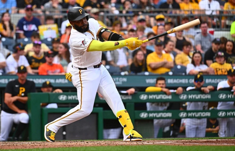 匹茲堡海盜休賽季在自由市場簽下重砲手歐蘇納(Marcell Ozuna),不過他開季至今打擊狀態低迷,目前打擊率連1成都不到。法新社