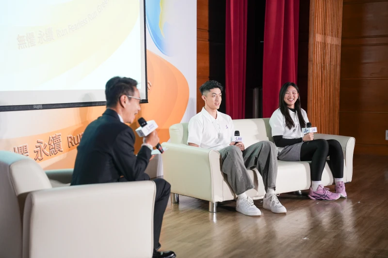 台師大擊劍選手李讓、中央大學女子網球隊選手李謙，分享心目中的全大運。大會提供