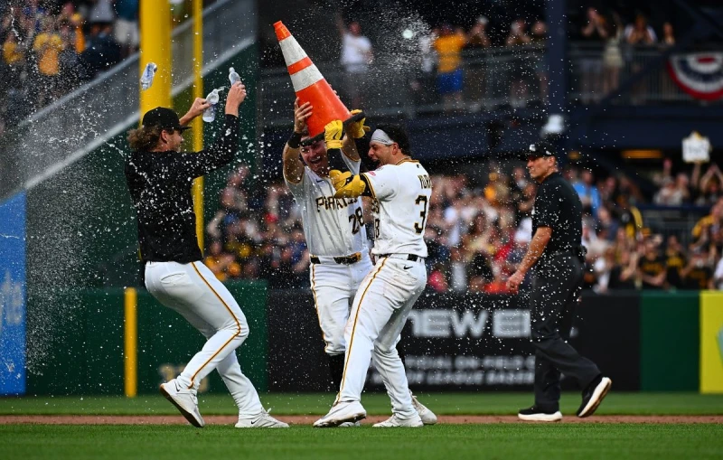 交通錐成為匹茲堡海盜的新吉祥物。法新社