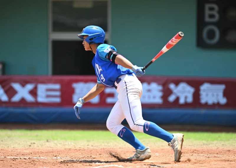 陳天靳猛打賞。臺灣世界少棒聯盟提供