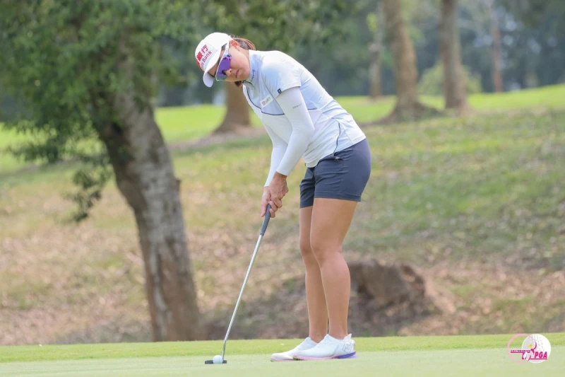 陳之敏首回合打出68桿-4暫並列領先。Tlpga／葉勇宏攝