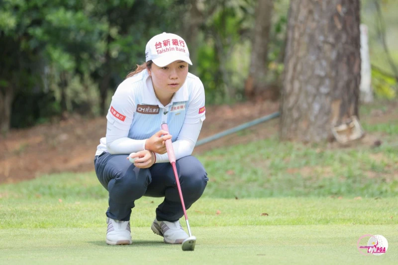 黃亭瑄首回合69桿-3暫並列第三。Tlpga／葉勇宏攝