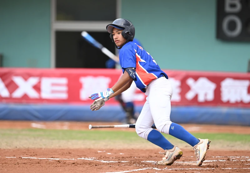松以勒有1支長打。台灣世界少棒聯盟提供