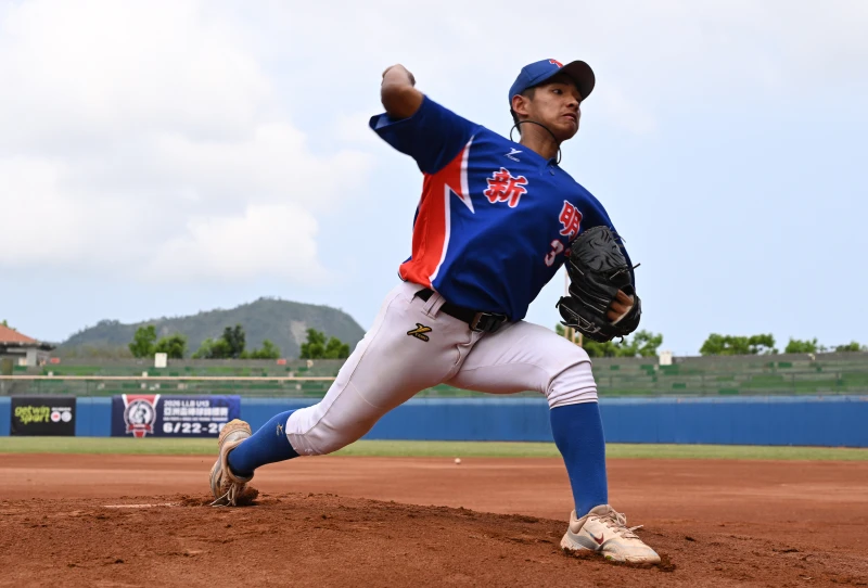 桃園市松以勒先發6.2局奪勝投。台灣世界少棒聯盟提供