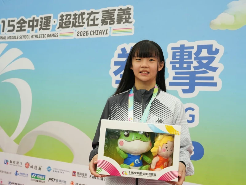 臺北市百齡高中鄭孟忻衛冕成功。沈明璁攝