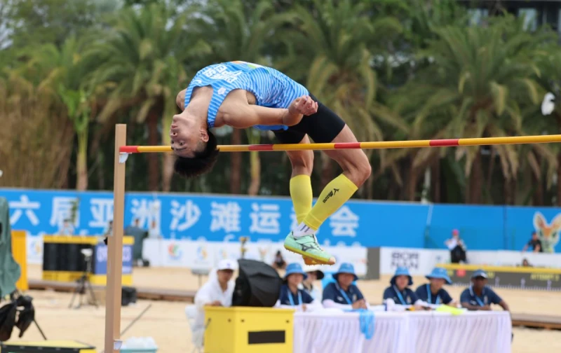 葉柏廷跳高奪銀。中華奧會提供