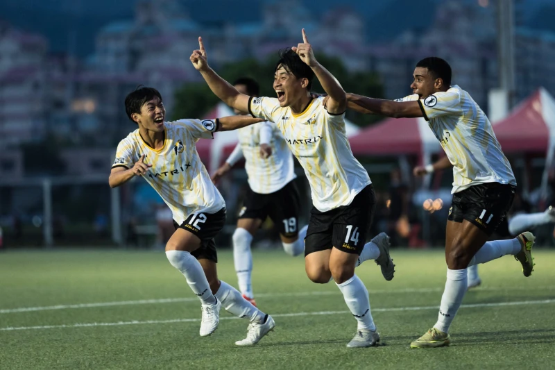 高雄先鋒踢進企甲。（圖：高雄先鋒提供）