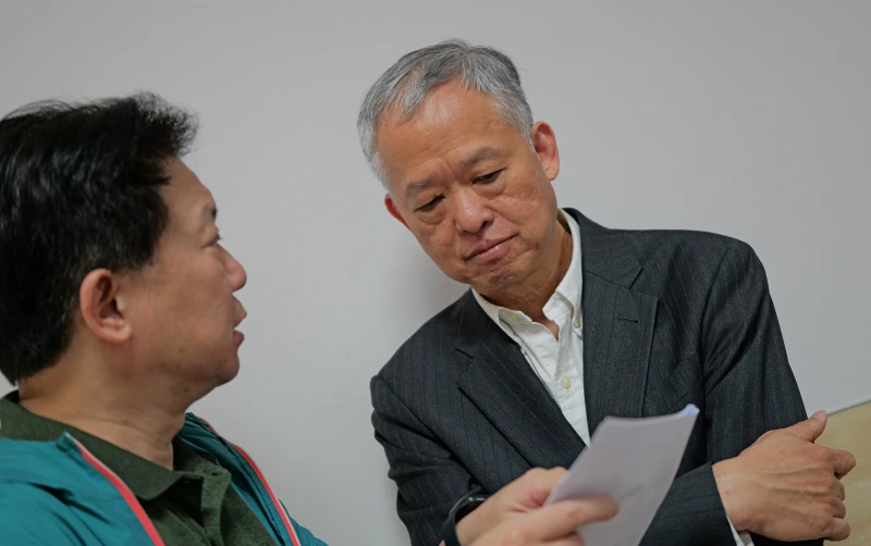 中華足協理事長張璨說明目前協會狀況。（圖：勁球網提供）