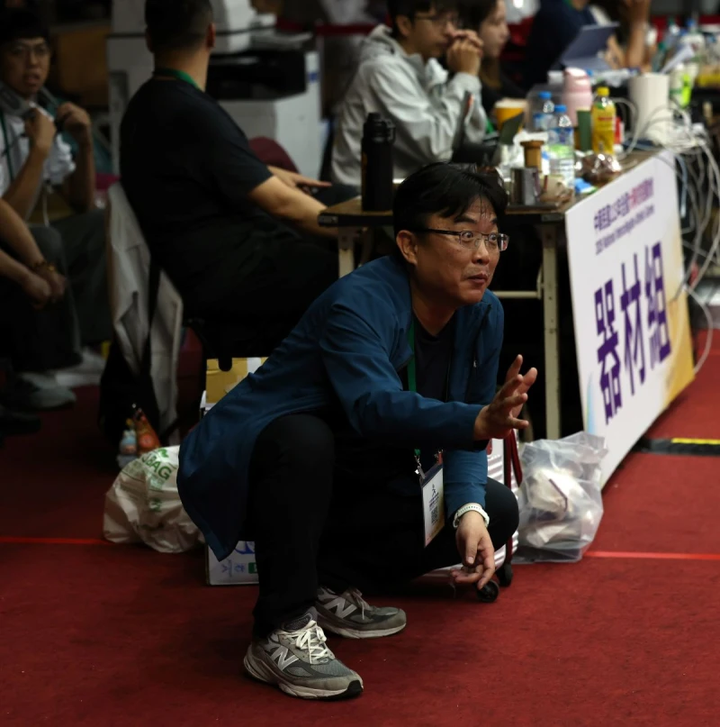 指導教練劉聰達。全大運辦公室提供