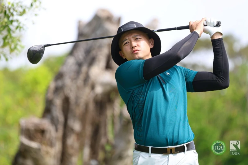 吳致誼首回合打出67桿-5並列領先。Tpga/林聖凱攝