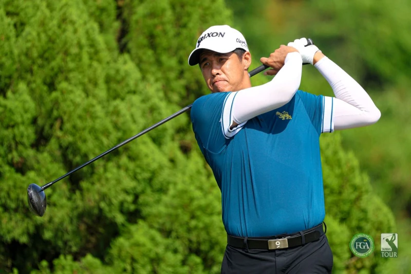 泰國選手塔維特波爾泰以兩回合總桿132桿-12暫居領先位置。Tpga/ 林聖凱攝