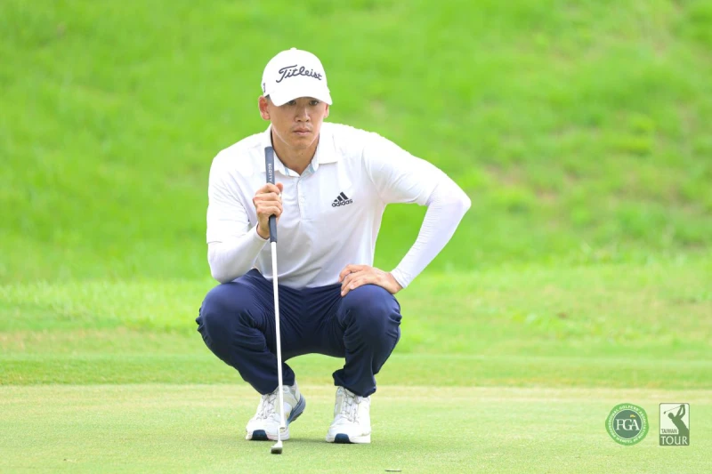 美國選手伴翔太郎以兩回合總桿134桿-10暫居第三。Tpga／林聖凱攝