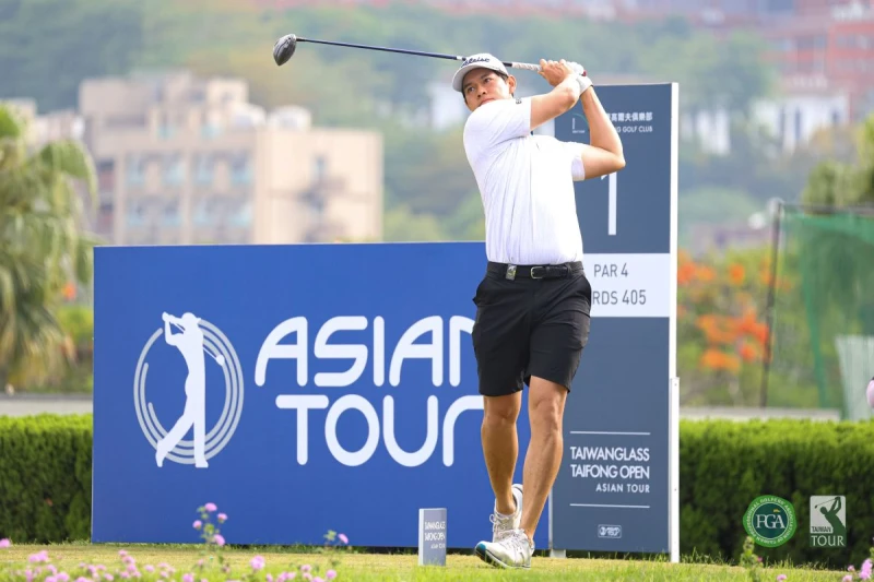 香港選手張雄熙以兩回合總桿133桿-11暫居第二。Tpga／林聖凱攝