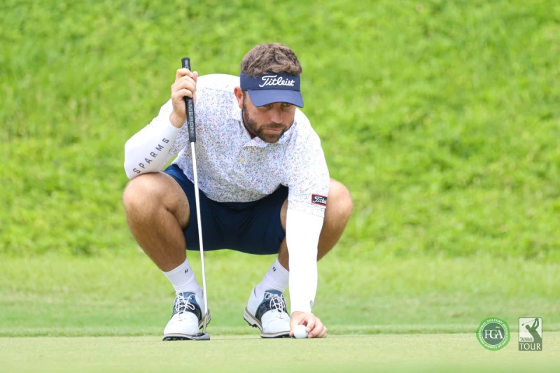 南非選手伊恩斯尼曼以三回合總桿204桿-12暫並列第一。Tpga／林聖凱攝 