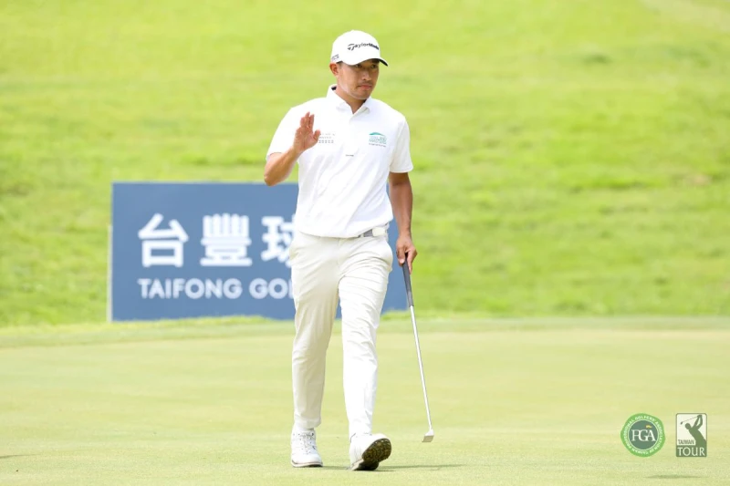 菲律賓選手羅伊德傑佛遜高以三回合總桿204桿-12暫並列第一。Tpga／林聖凱攝 