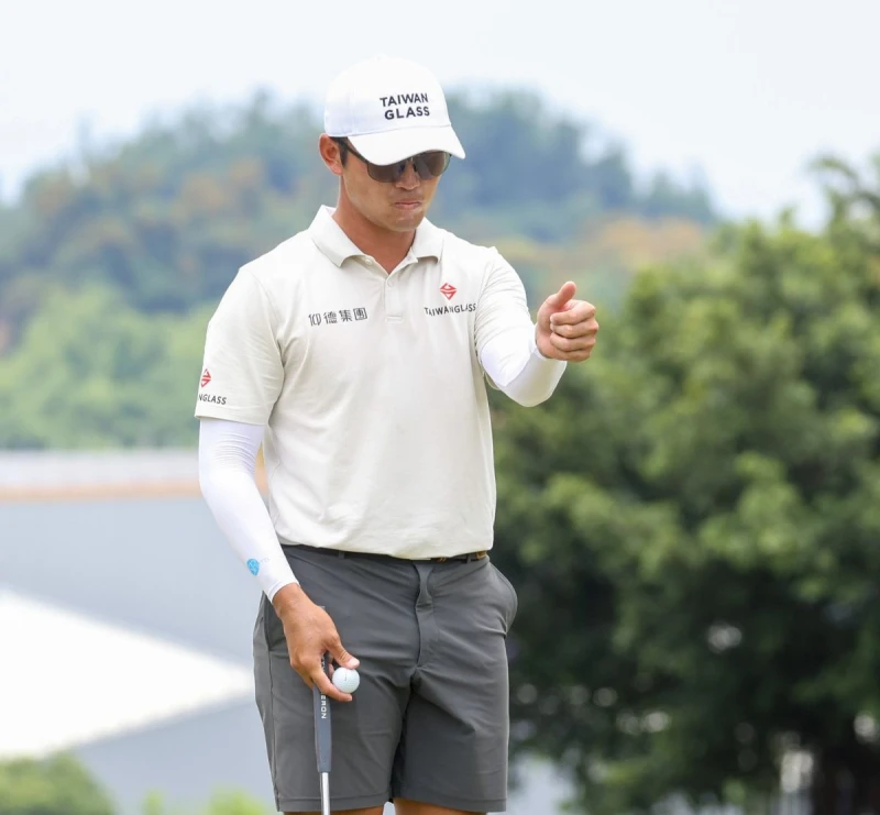台玻贊助的台灣選手劉永華並列第11名。Tpga/林聖凱攝