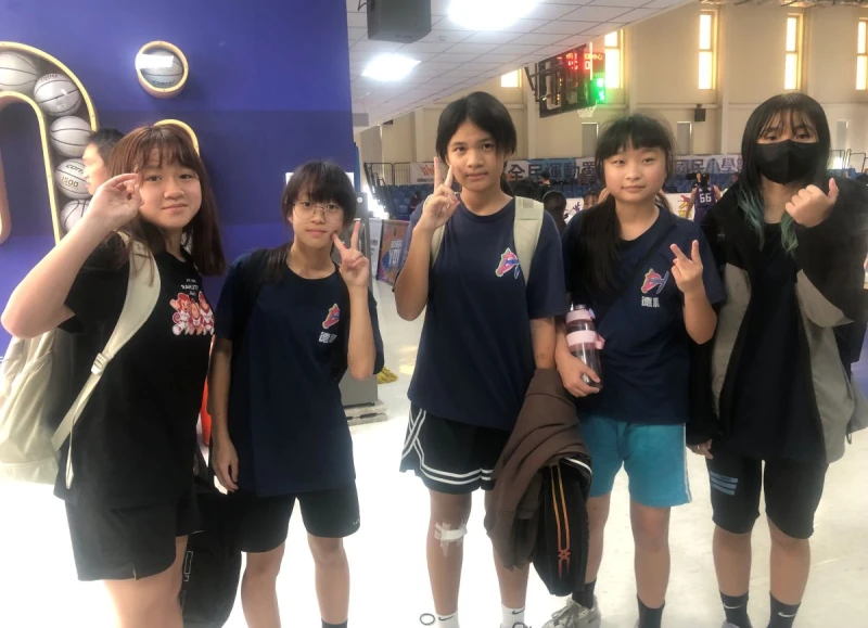 德和女籃五人將讀JHBL基隆正濱及銘傳國中。大會提供