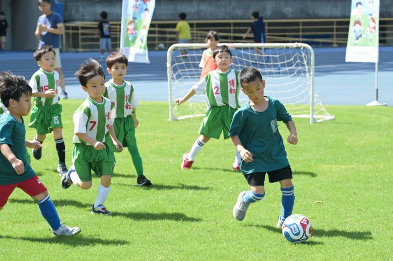 來自林口偏鄉的瑞平國小幼兒園小小球員也表現的非常突出。臺北市政府體育局提供