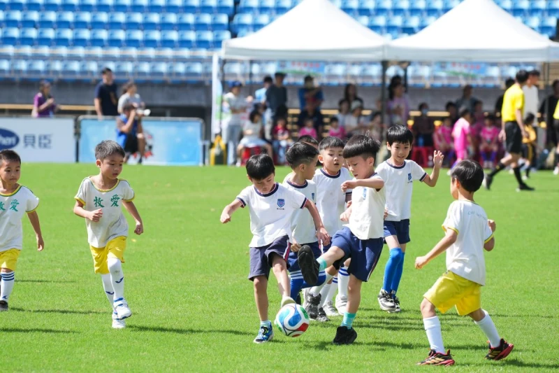 2026臺北市幼兒足球錦標賽共有多達144隊參賽。臺北市政府體育局提供