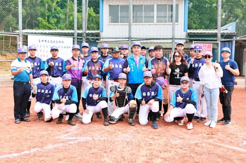 苗栗農工奪全國賽首勝。學生棒聯提供