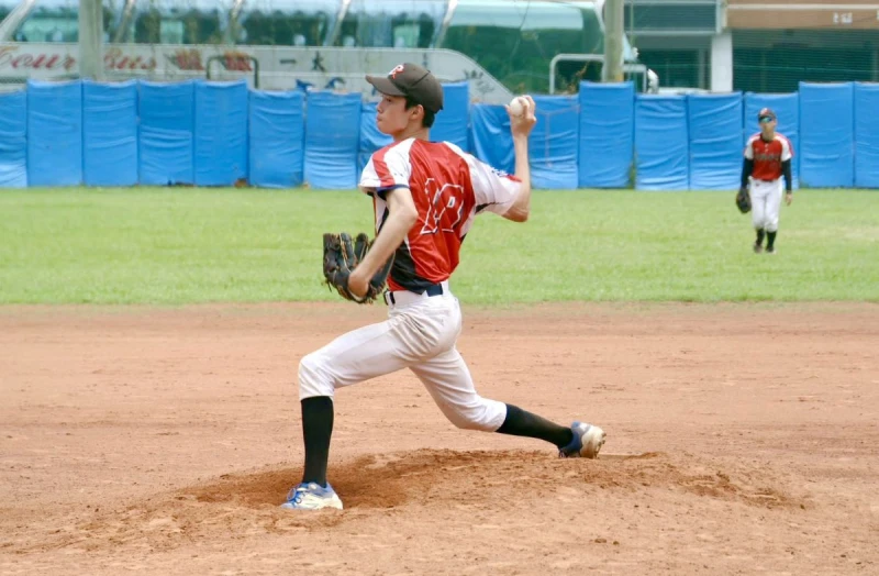 先發投手張博鈞投6局失1分。 學生棒聯提供