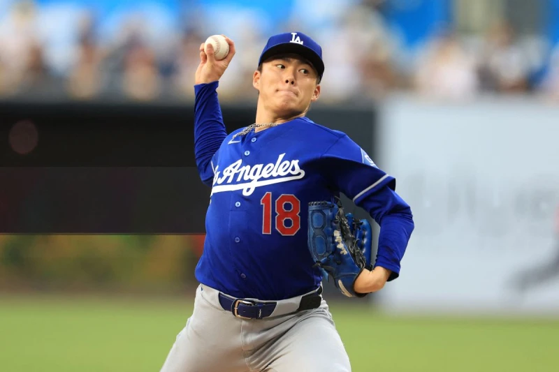 山本由伸先發面對聖地牙哥教士主投7局僅失1分叩吞敗。法新社