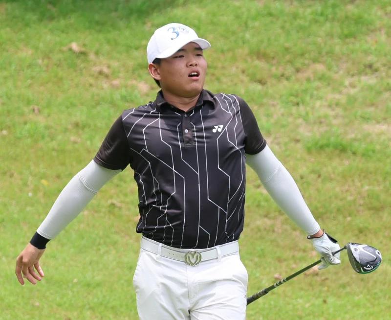 第二回合大專男子組阮益豈兩天以6暫列第一。鍾豐榮攝影