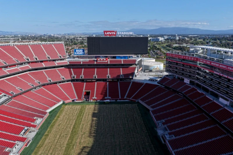 美國加州聖克拉拉的李維球場(Levi’s Stadium)的餐費最貴。法新社
