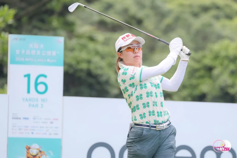 蔡佩穎以三回合總桿204桿-12的成績暫排第二。Tlpga／葉勇宏攝