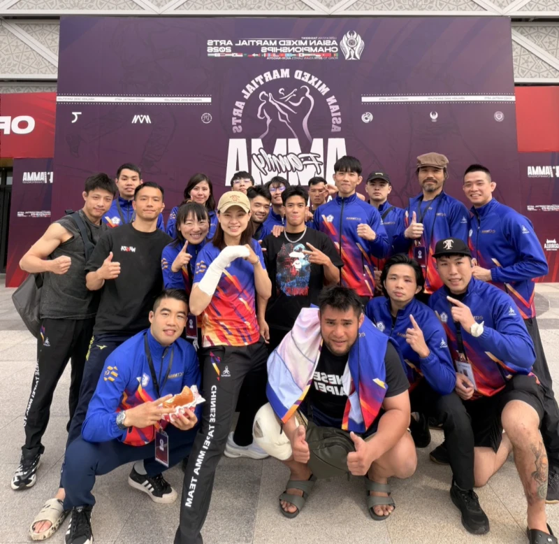 中華隊精英陣容參賽。中華民國綜合格鬥協會提供