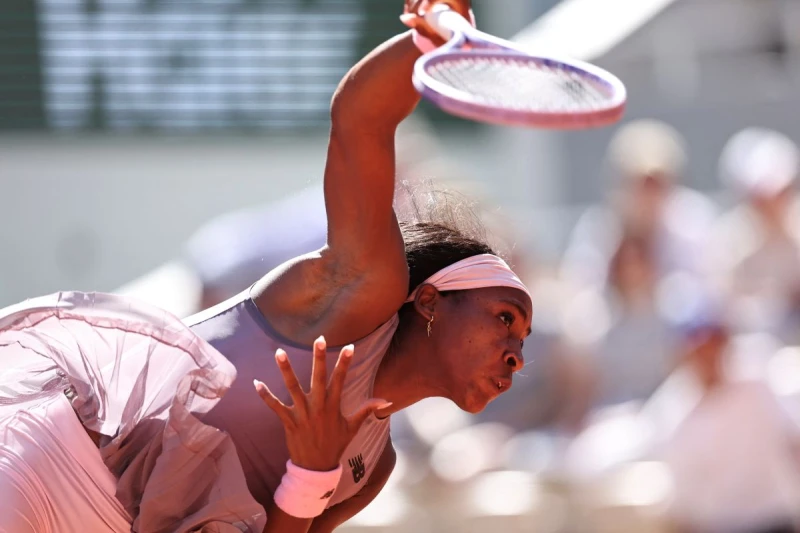 去年法網冠軍、美國球星高芙(Coco Gauff)逃掉車禍意外。法新社