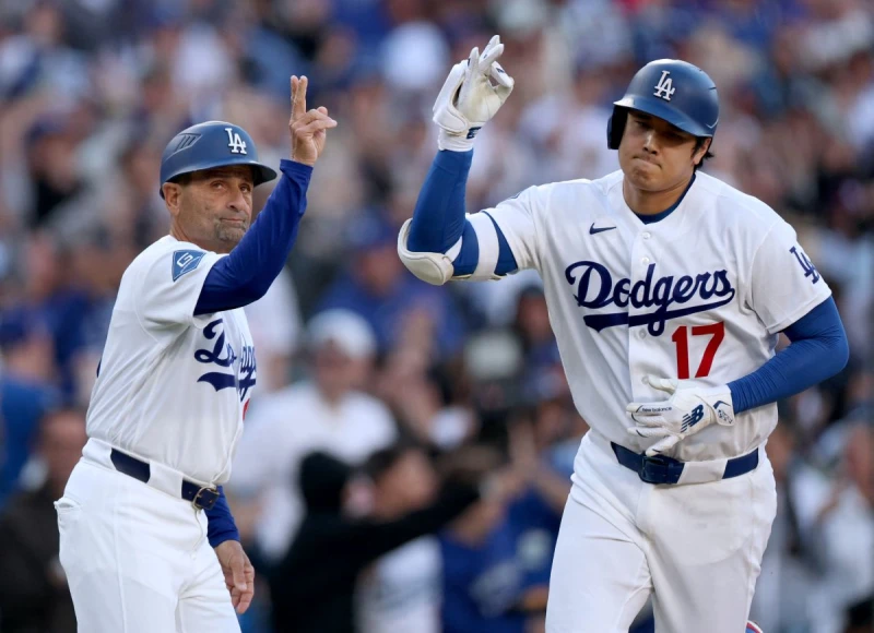 大谷翔平開轟又繳6局無安打好投。法新社