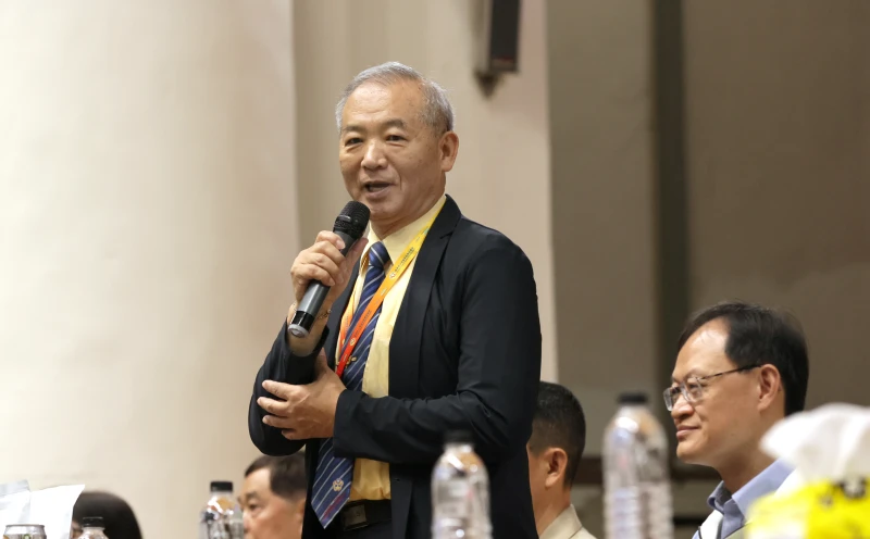 中華中小學跆拳道聯合總會長林德昭。中小學跆拳道聯合總會提供