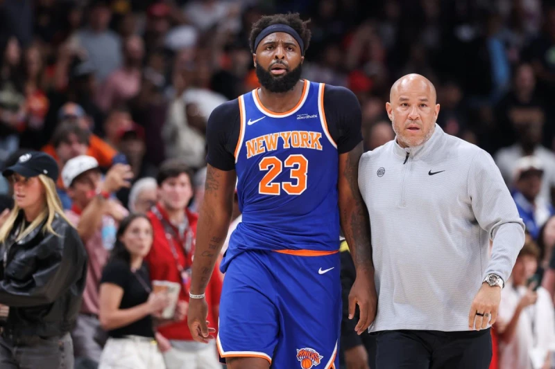 尼克中鋒羅賓森(Mitchell Robinson)雖然因右手小指骨折接受手術,但仍將出賽。法新社