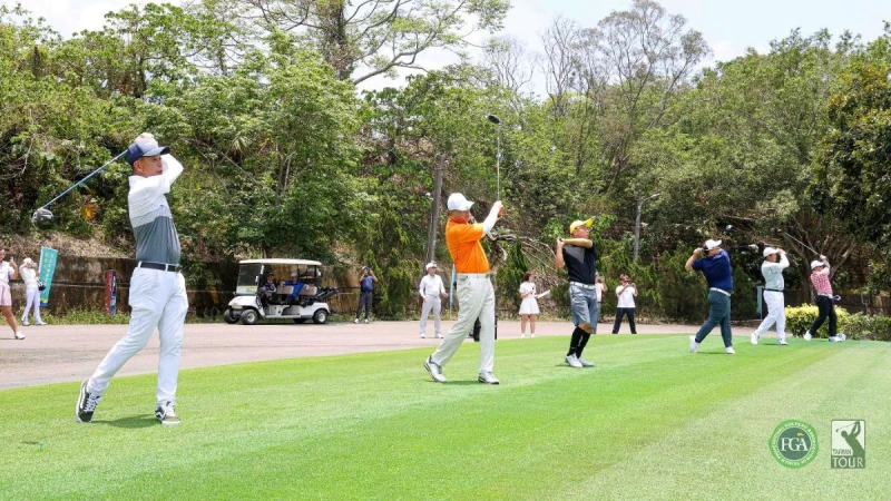 2026肇喜登峰巡迴賽美津濃公開賽配對賽開球儀式。Tpga/林聖凱攝