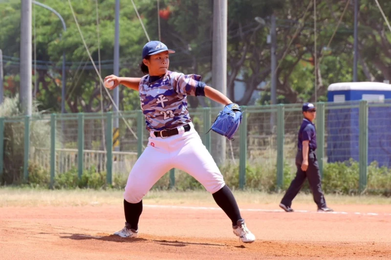 國一陳玨吟完投。學生棒聯提供