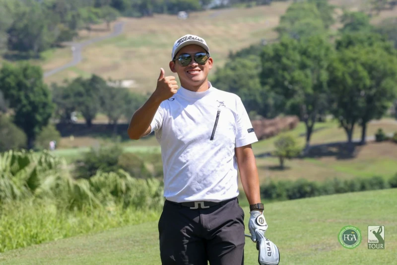 王璽安第一回合以67桿-5暫並列領先。Tpga/林聖凱攝